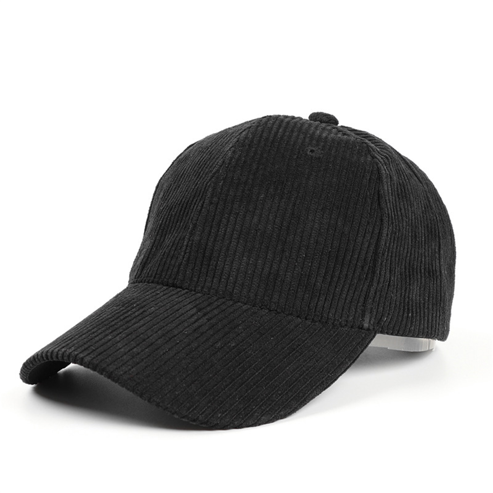 thumbnail image 2 of Gorra de béisbol unisex de verano de pana lisa: ajustable, ligera, estilo vintage, adecuada para la playa y actividades al aire libre., 2 of 3